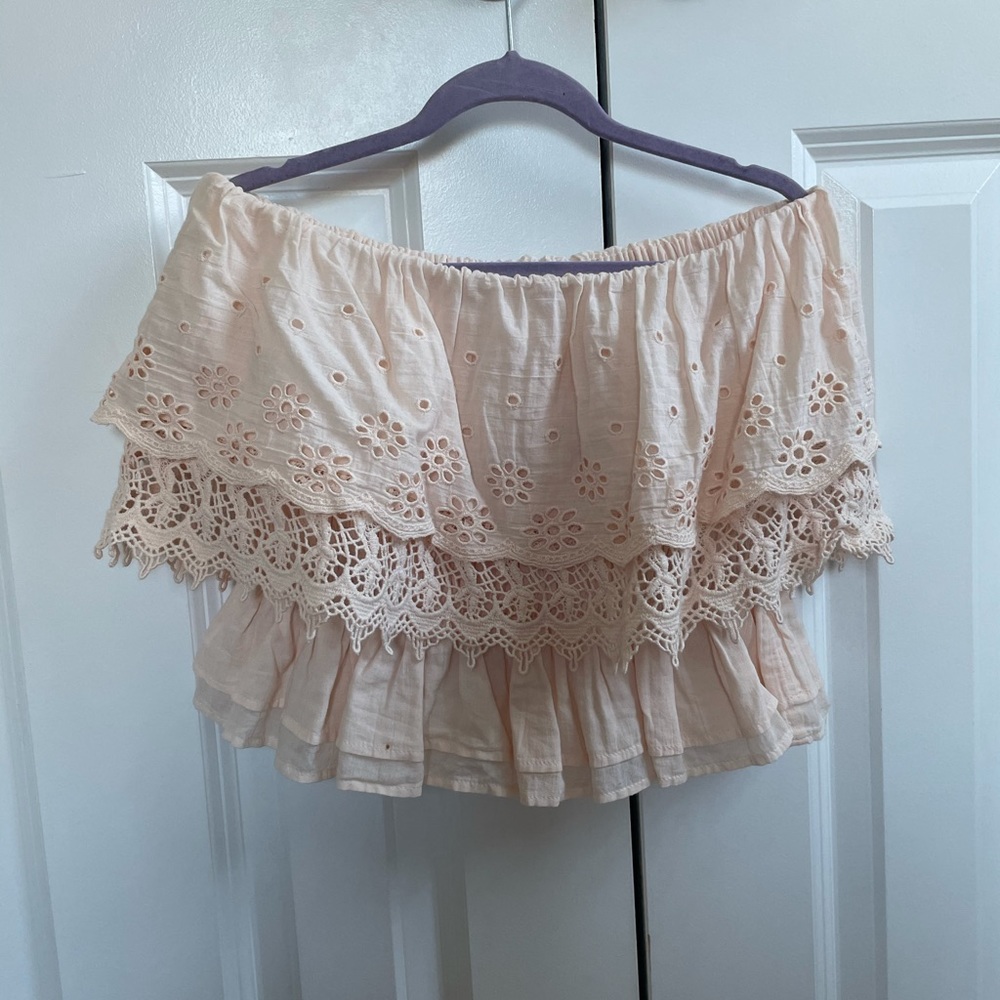 Women’s Ruffled Tube Top